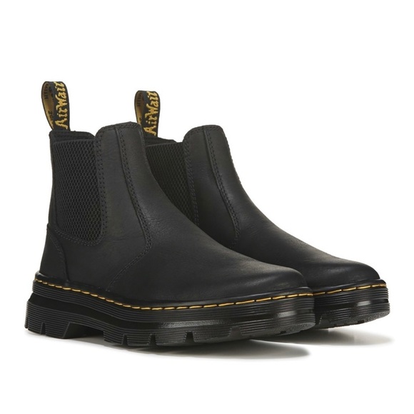 Dr.Martens 2976 WOMAN NAPPA LEATHER CHELSEA BOOTS  Black size 8 - Picture 2 of 12